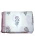 Floral Motif Block Print Cotton Baby Quilt Dohar - SHJ-HBP-BQDH-017