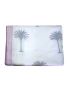 Palm Tree Block Print Cotton Baby Quilt Dohar - SHJ-HBP-BQDH-019