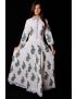 Hand Block Printed Indian Cotton Long Dress - SH-HBPD-W-001