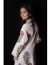 Hand Block Printed Floral Kimono Pattern Dress - SH-HBPD-W-015
