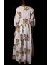 Hand Block Printed Floral Dress - SH-HBPD-W-026