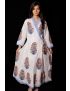 Mughal Block Printed Cotton Dress - SH-HBPD-W-041
