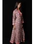 Pink Floral Block Printed Dress - SH-HBPD-W-051