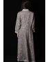 Gray Floral Block Printed Dress - SH-HBPD-W-053
