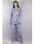 Floral Block Printed Night Suit - SH-HBPNS-W-024