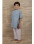 Hand Block Printed Boys Cotton Kurta Pyjama - SH-HBPNS-B-KPJS-39