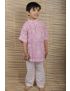 Hand Block Printed Boys Cotton Kurta Pyjama - SH-HBPNS-B-KPJS-90