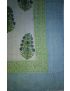 Mughal Floral Block Printed Kantha Cotton Quilt - SHJ-HBKQ-006