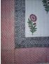 Mughal Floral Block Printed Kantha Cotton Quilt - SHJ-HBKQ-002