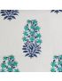 Mughal Flower Indian Block Print Fabric - SHJ-MT-008