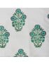 Mughal Flower Indian Block Print Fabric - SHJ-MT-023